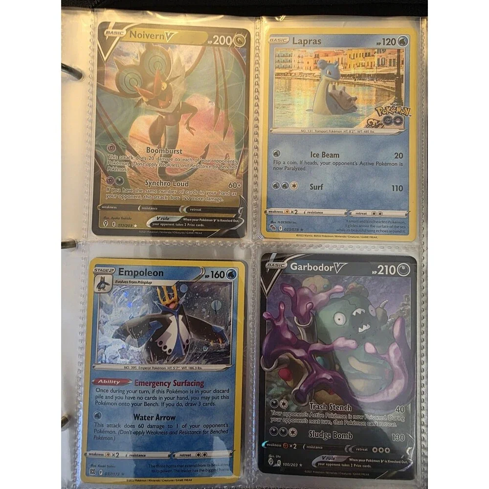 🔥Pokemon Binder Collection🔥 double sleeved NM/M Condition 💎